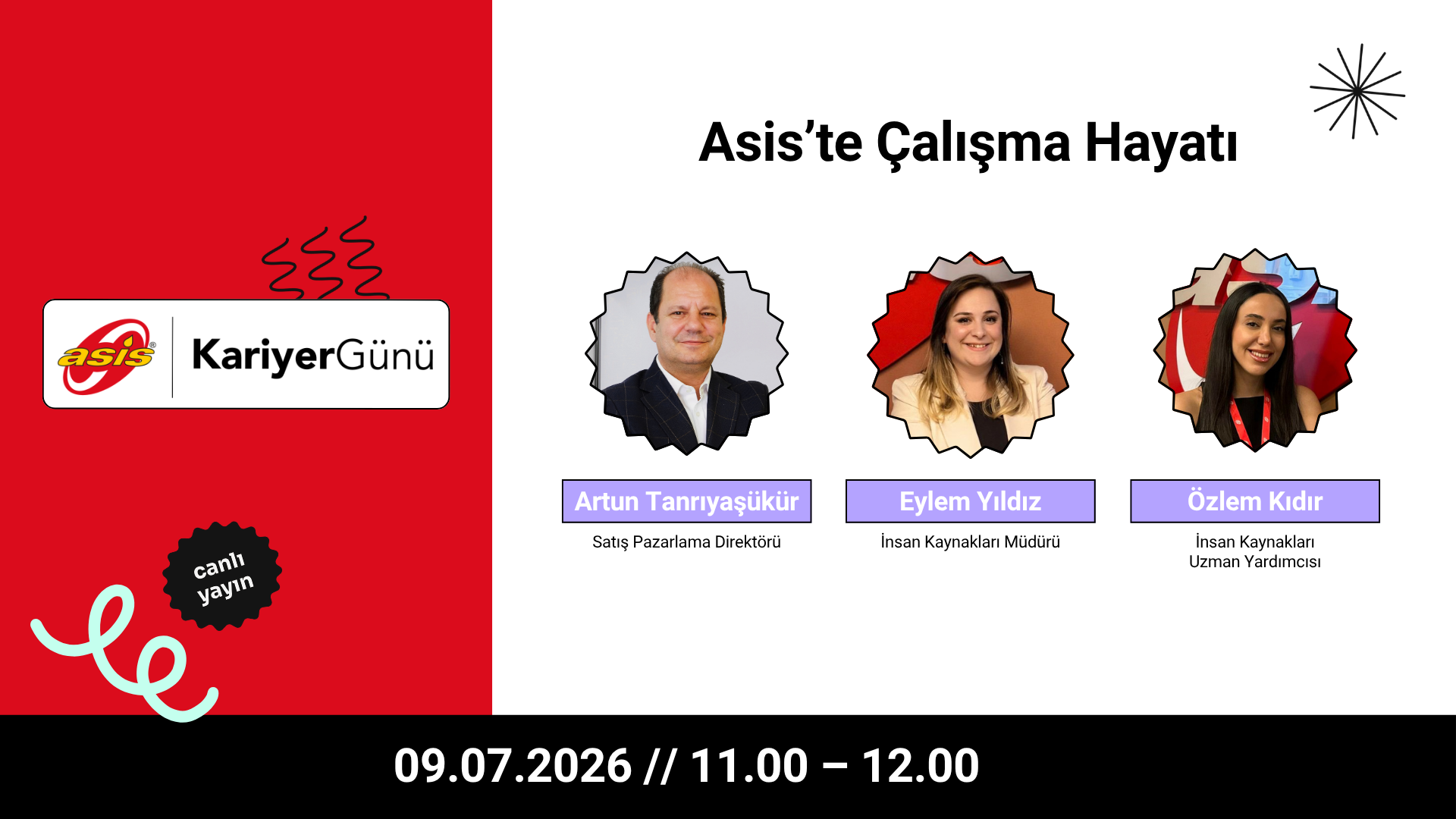 Canlı Yayın Takvimi