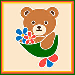 U&B Teddy Bear Flowers